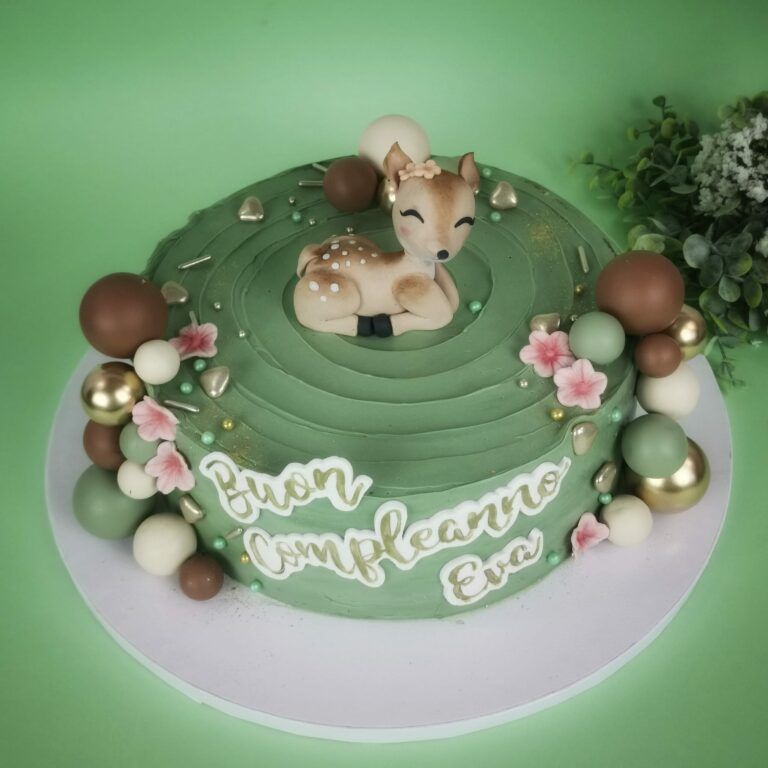 Cerbiatto torta palle verdi