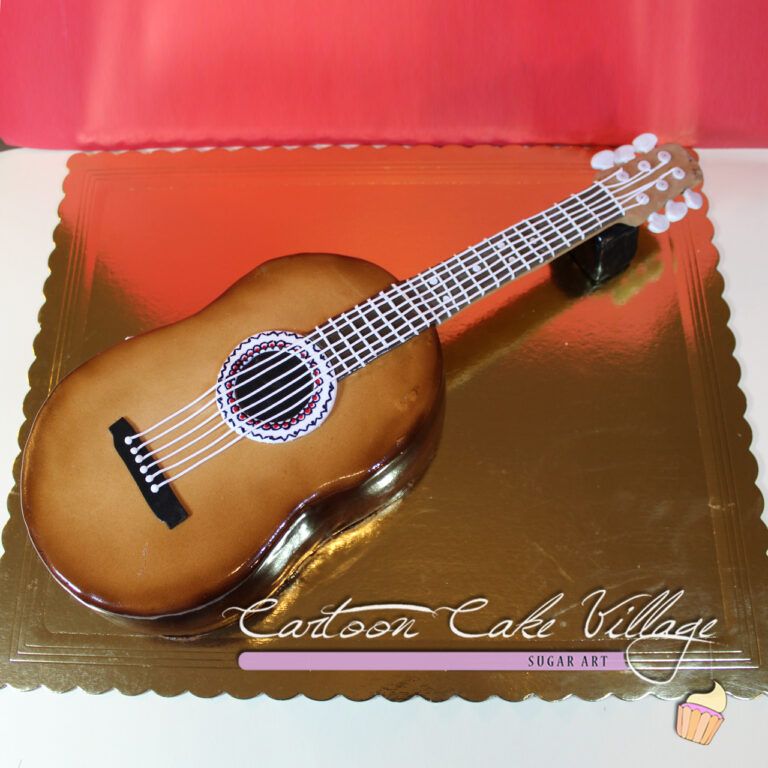 torta 3d chitarra classica