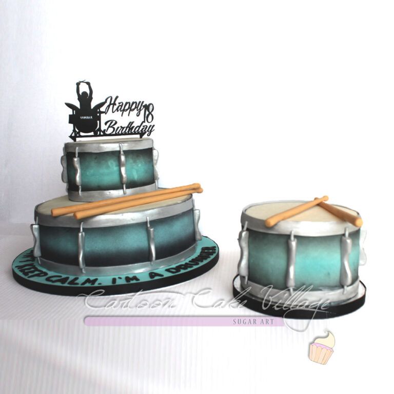 torta 3d compleanno batteria