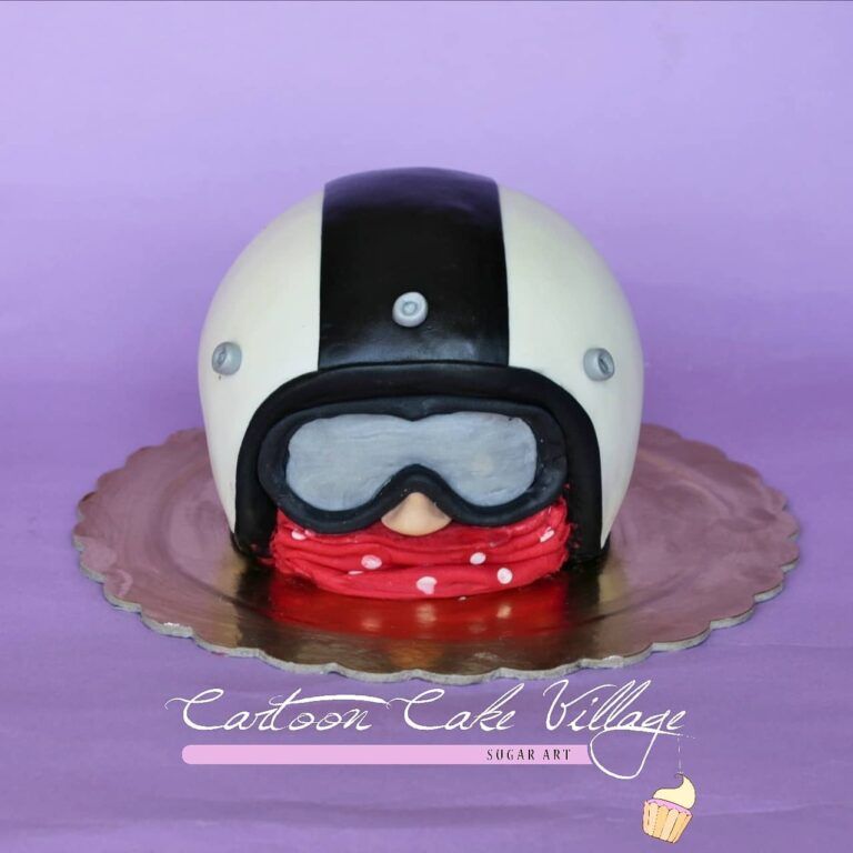 torta casco moto