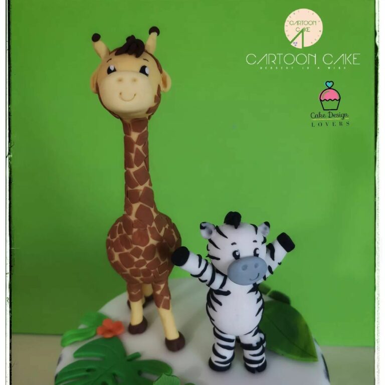 Topper Jungla Giraffa Zebra