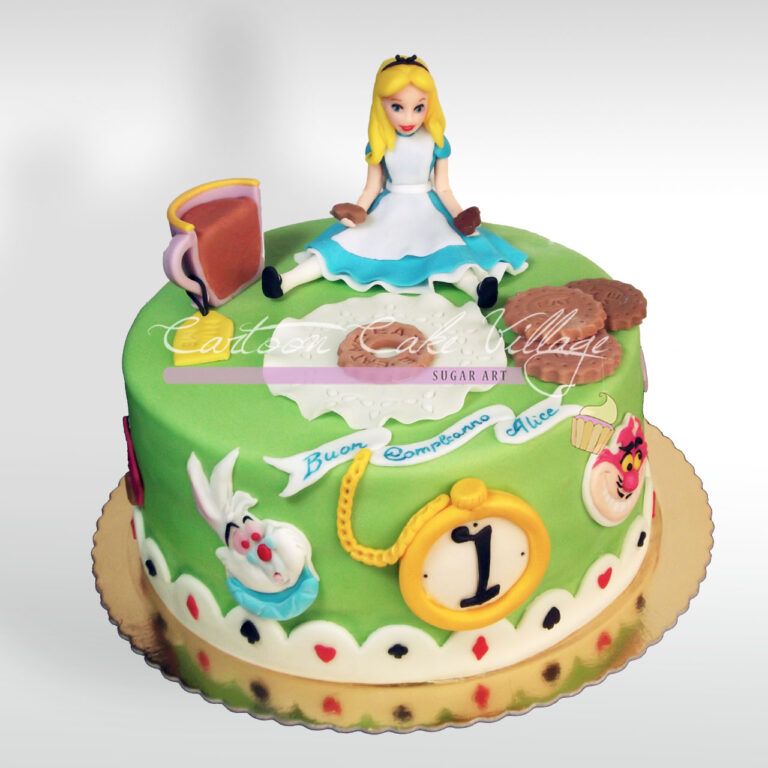 Alice in Wonderland cake 02