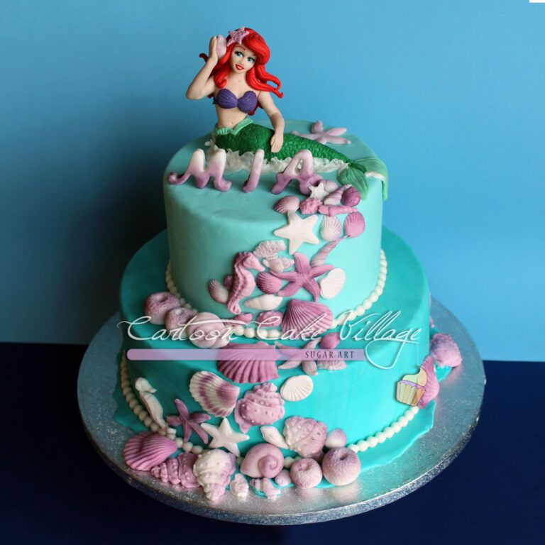 Ariel cake conchiglie due piani