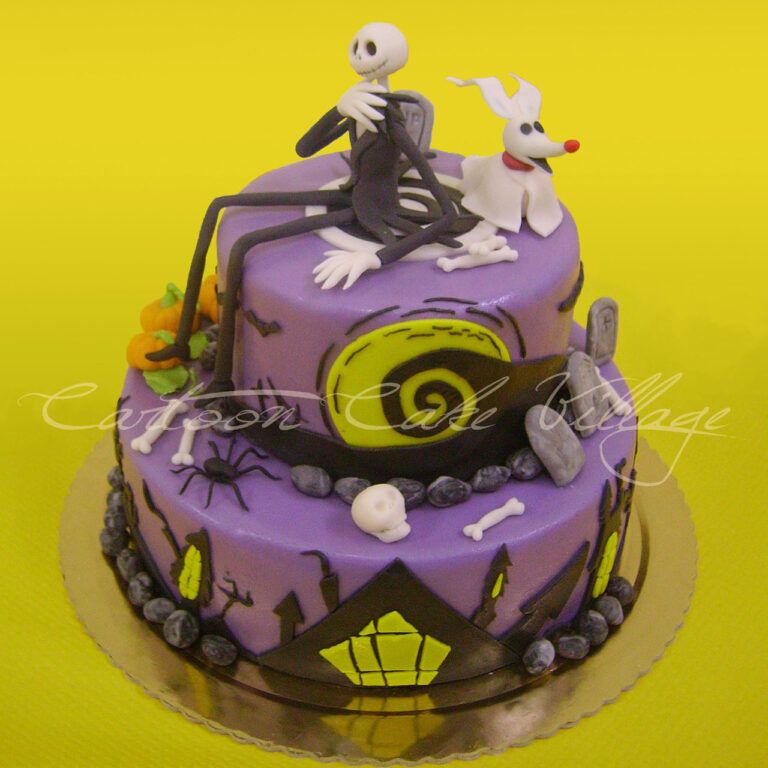 Torta Nightmare before Christmas Jack Skeletorn