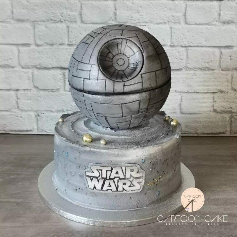 torta Starwars cake Morte nera Death Star