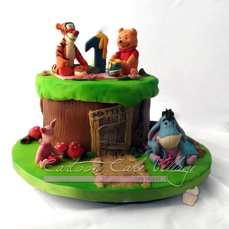 Winnie the pooh and CO. cake tigro winnie eyeore pimpy